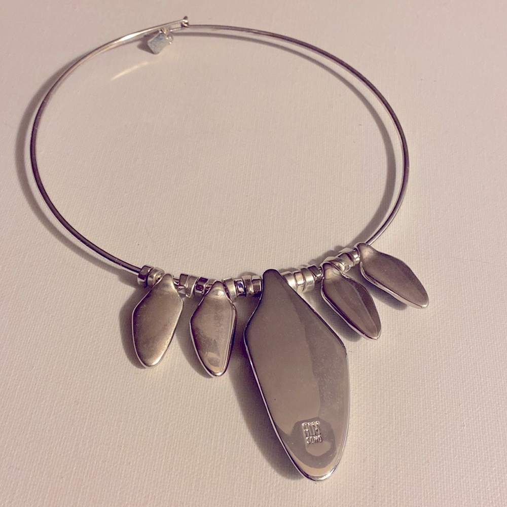 Robert Lee Morris soho wire collar stone necklace - Picture 4 of 4